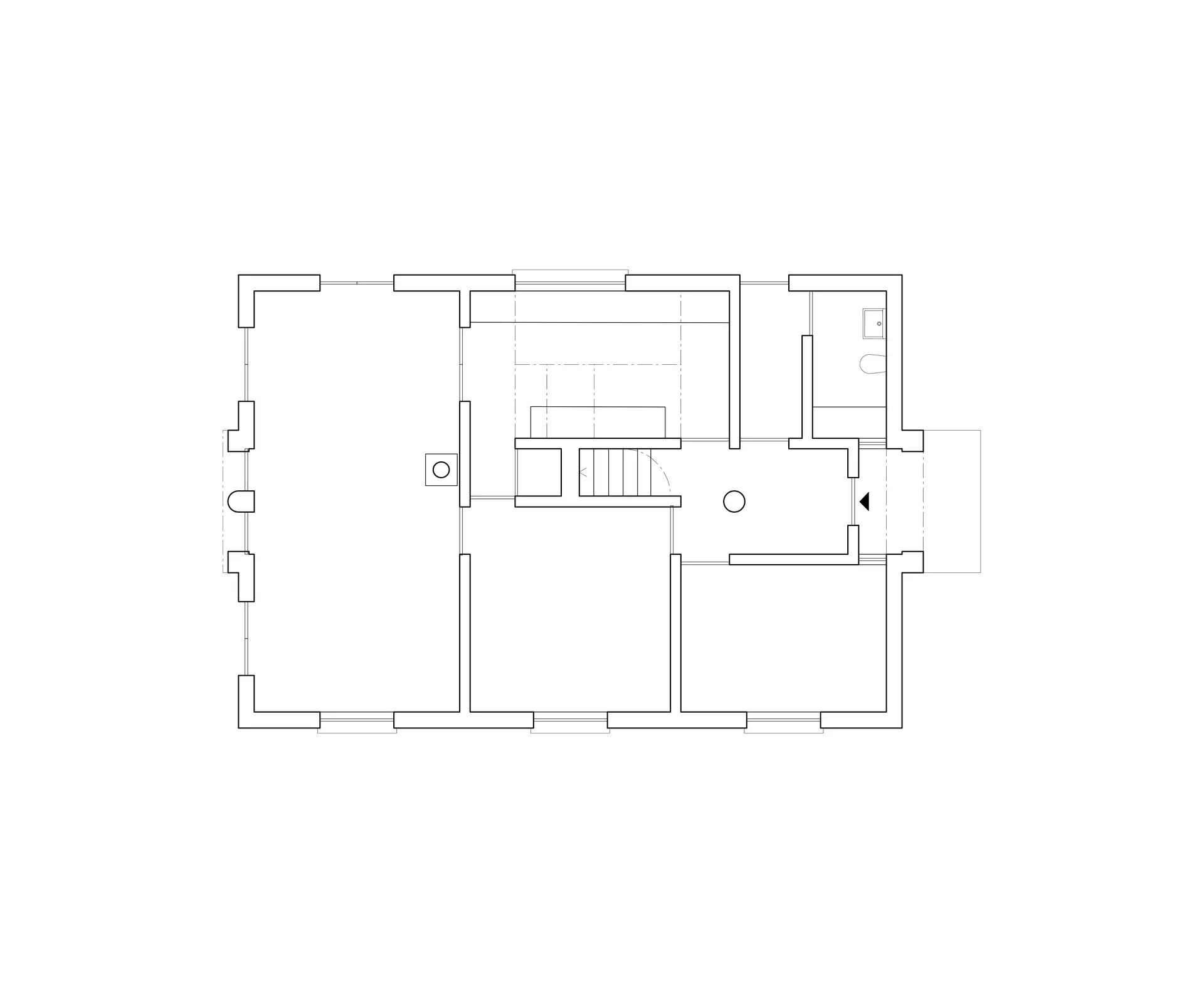 House 1 ground floor plan