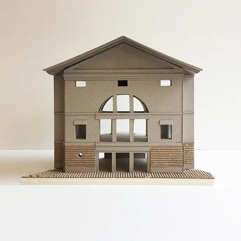 Final model east elevation