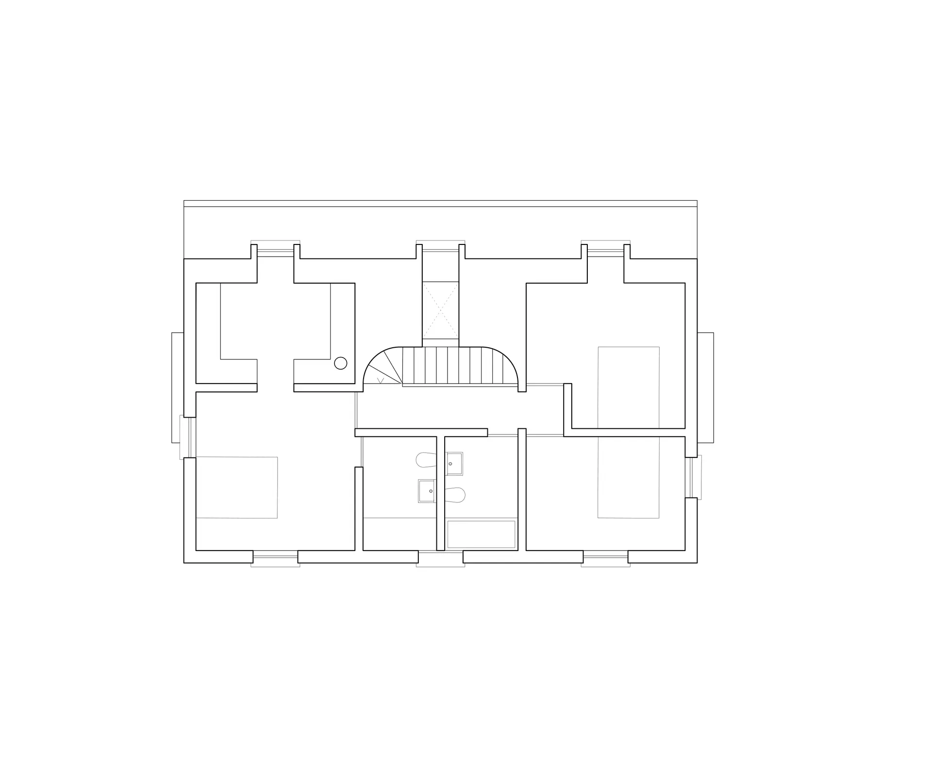 House 1 first floor plan