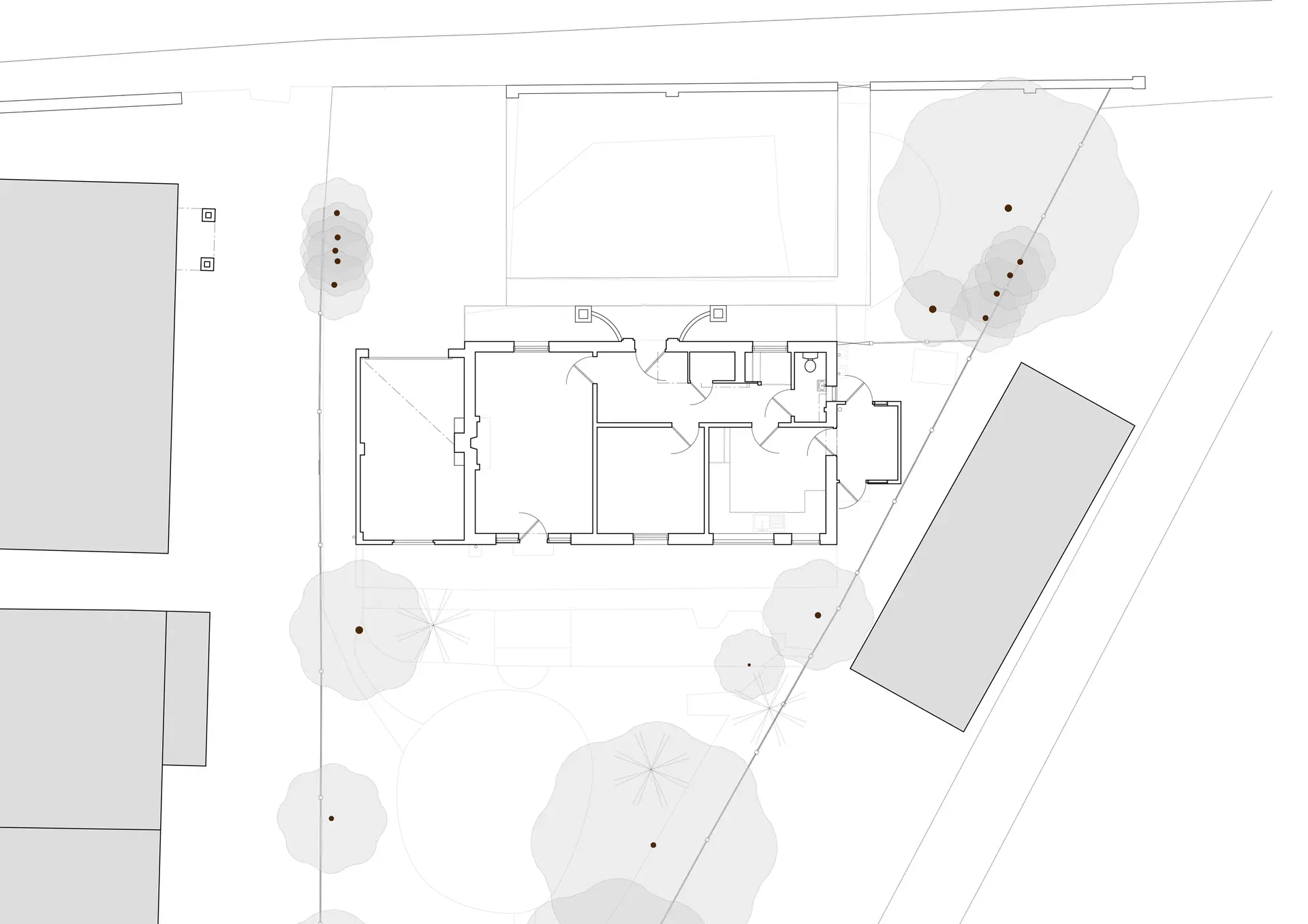 Existing ground floor plan