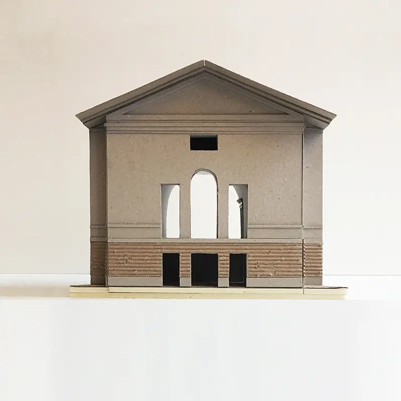 Final model south elevation