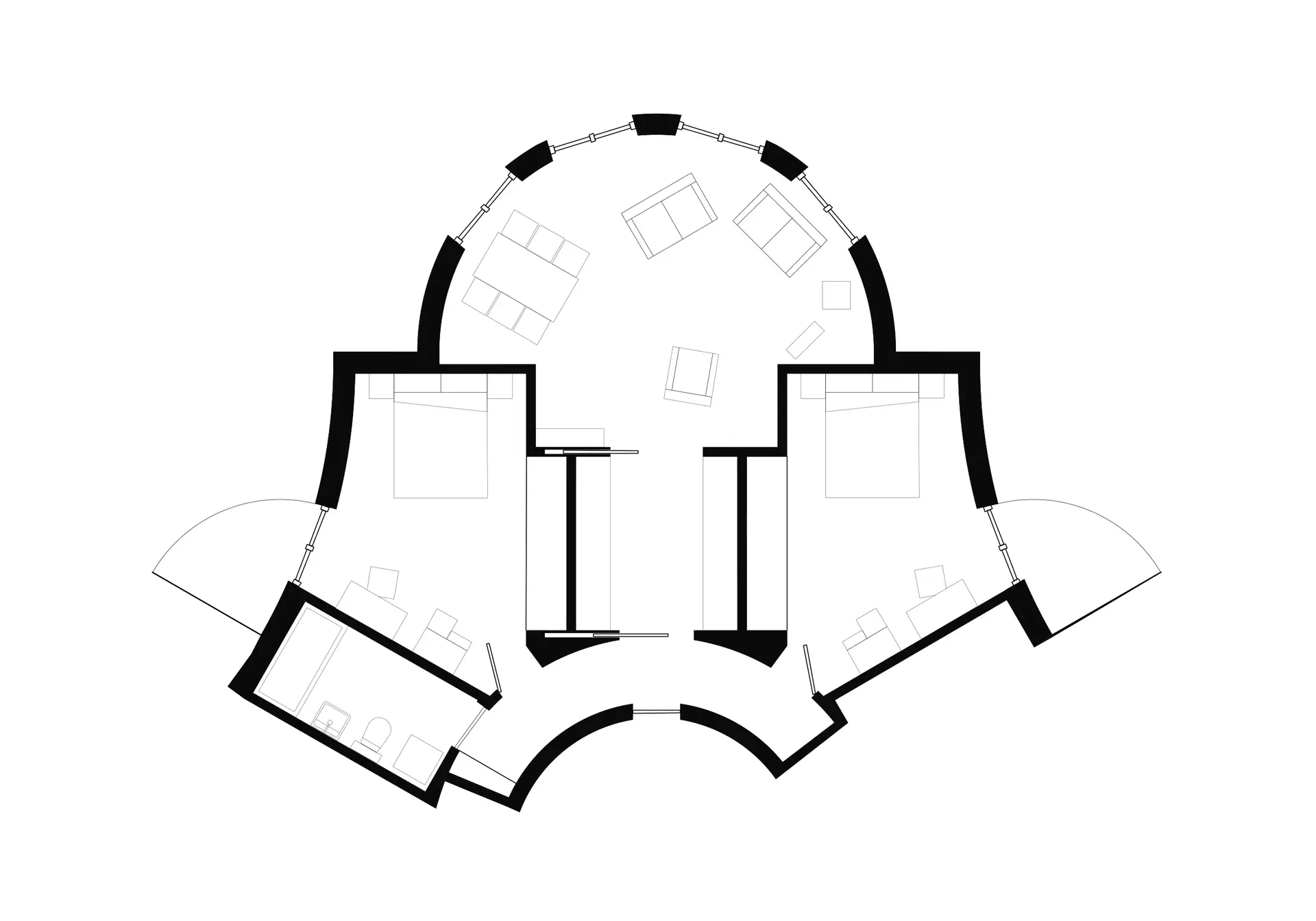 Typical flat plan