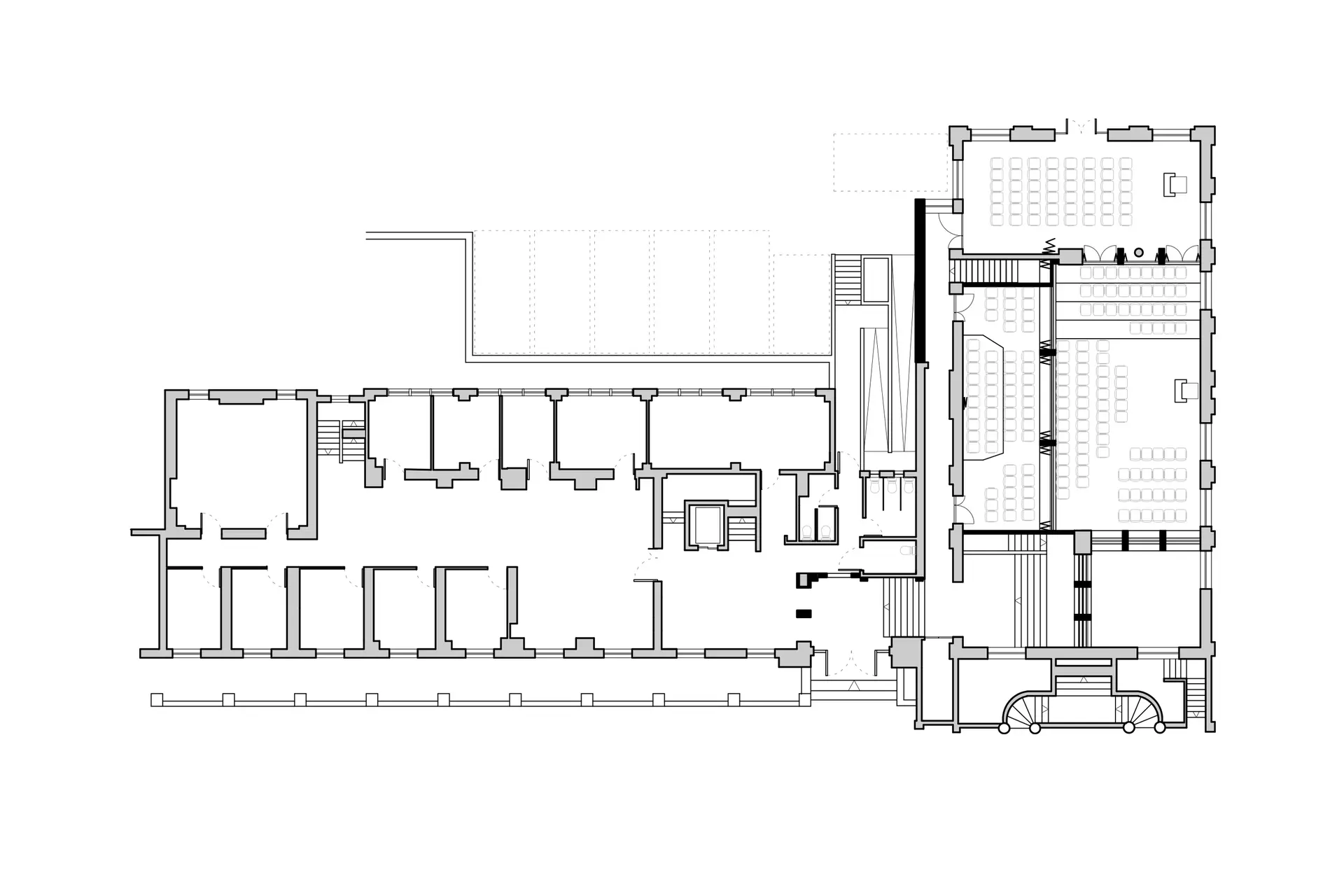 Proposed ground floor plan