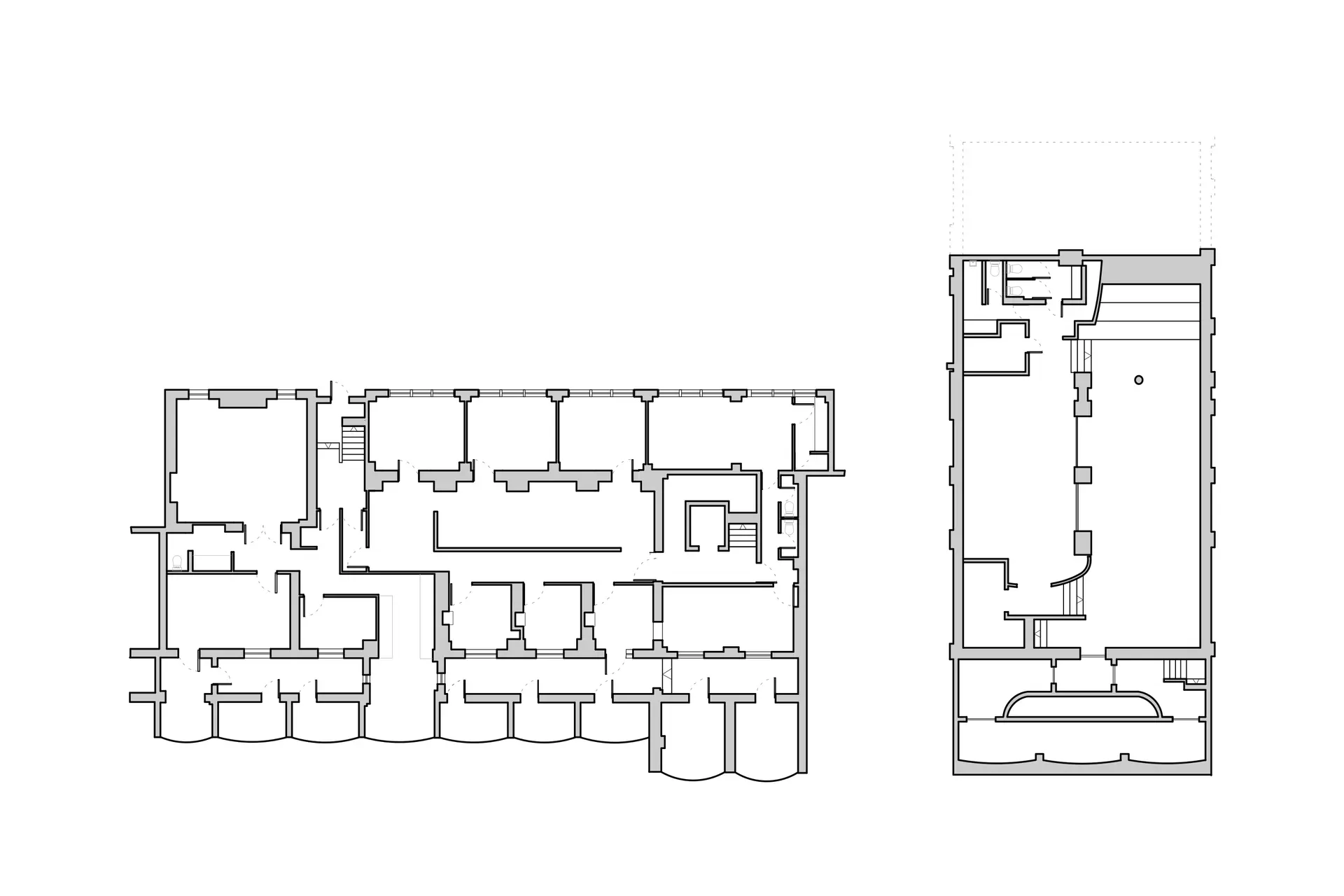 Existing basement plan