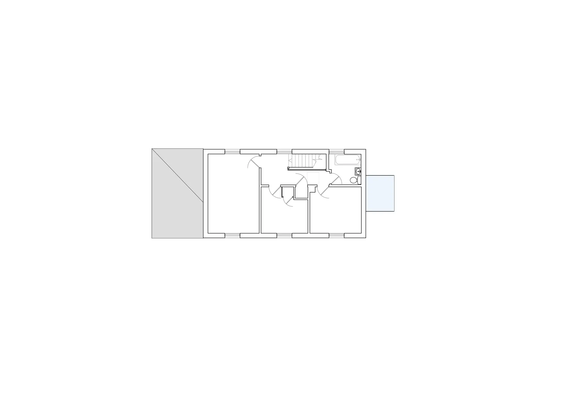 Existing first floor plan