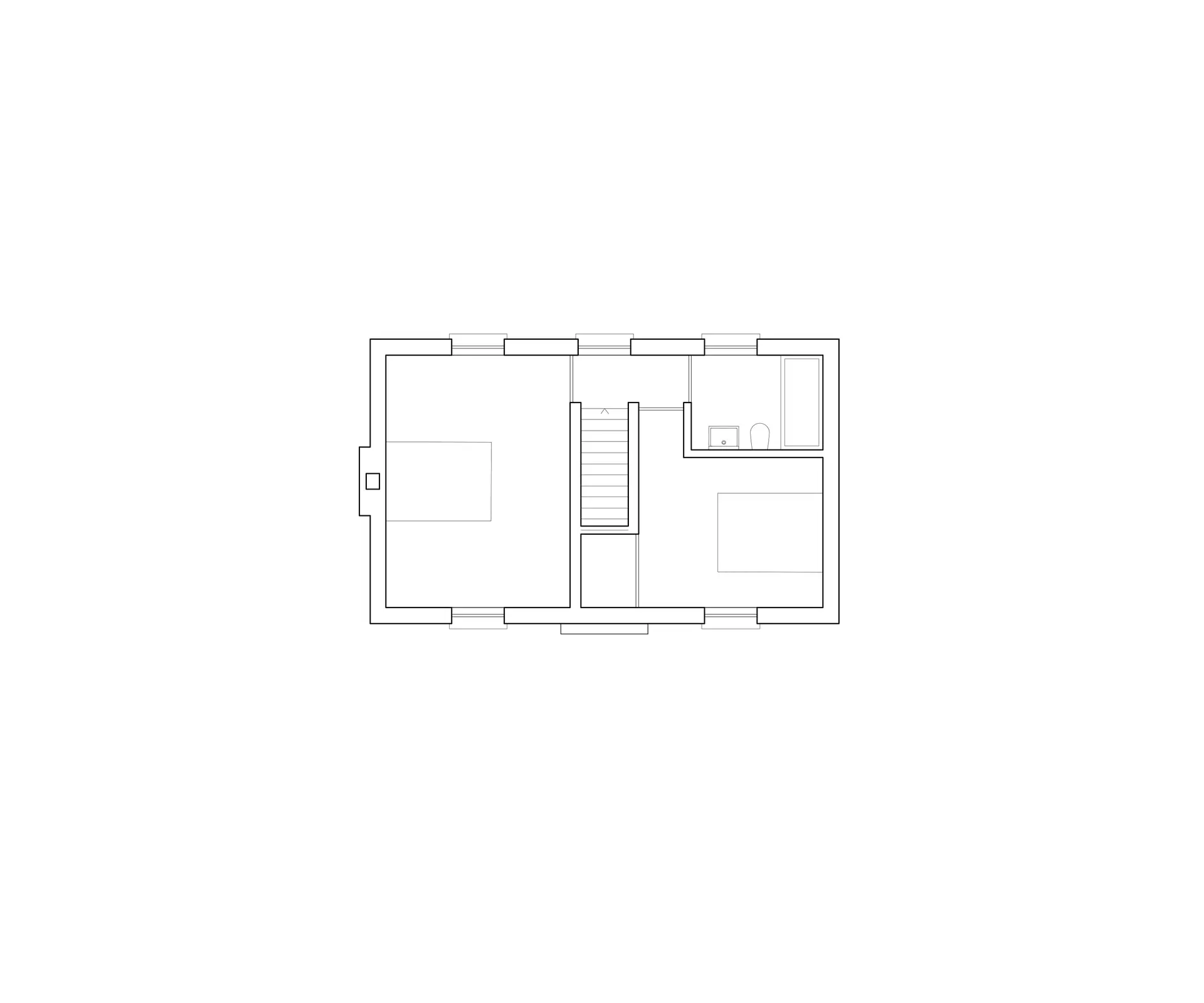 Cottage first floor plan