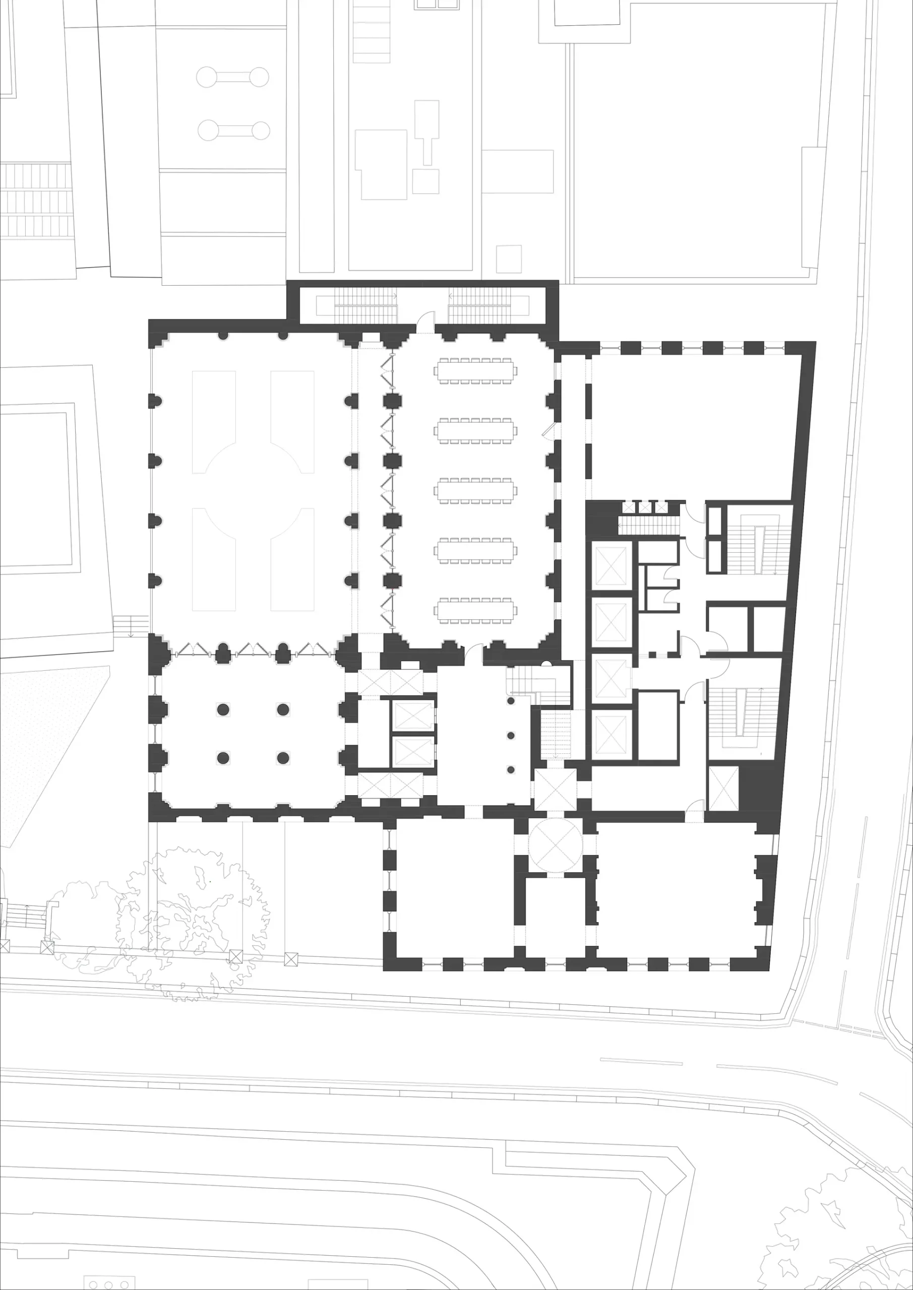 ivery Hall floor plan, Lauren Drummond, 2022