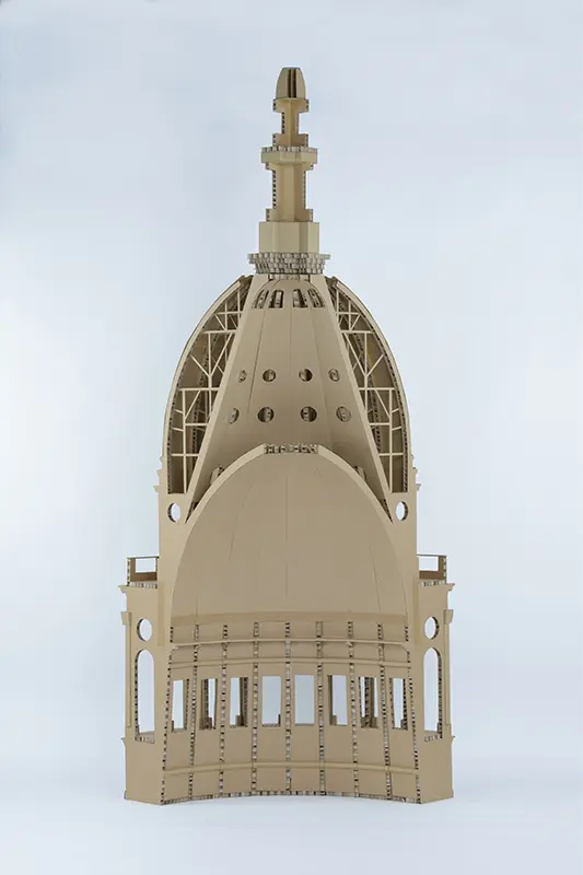 1-20 model of the dome of St Paul's Cathedral, Jack Burns and Emily Walker, 2023