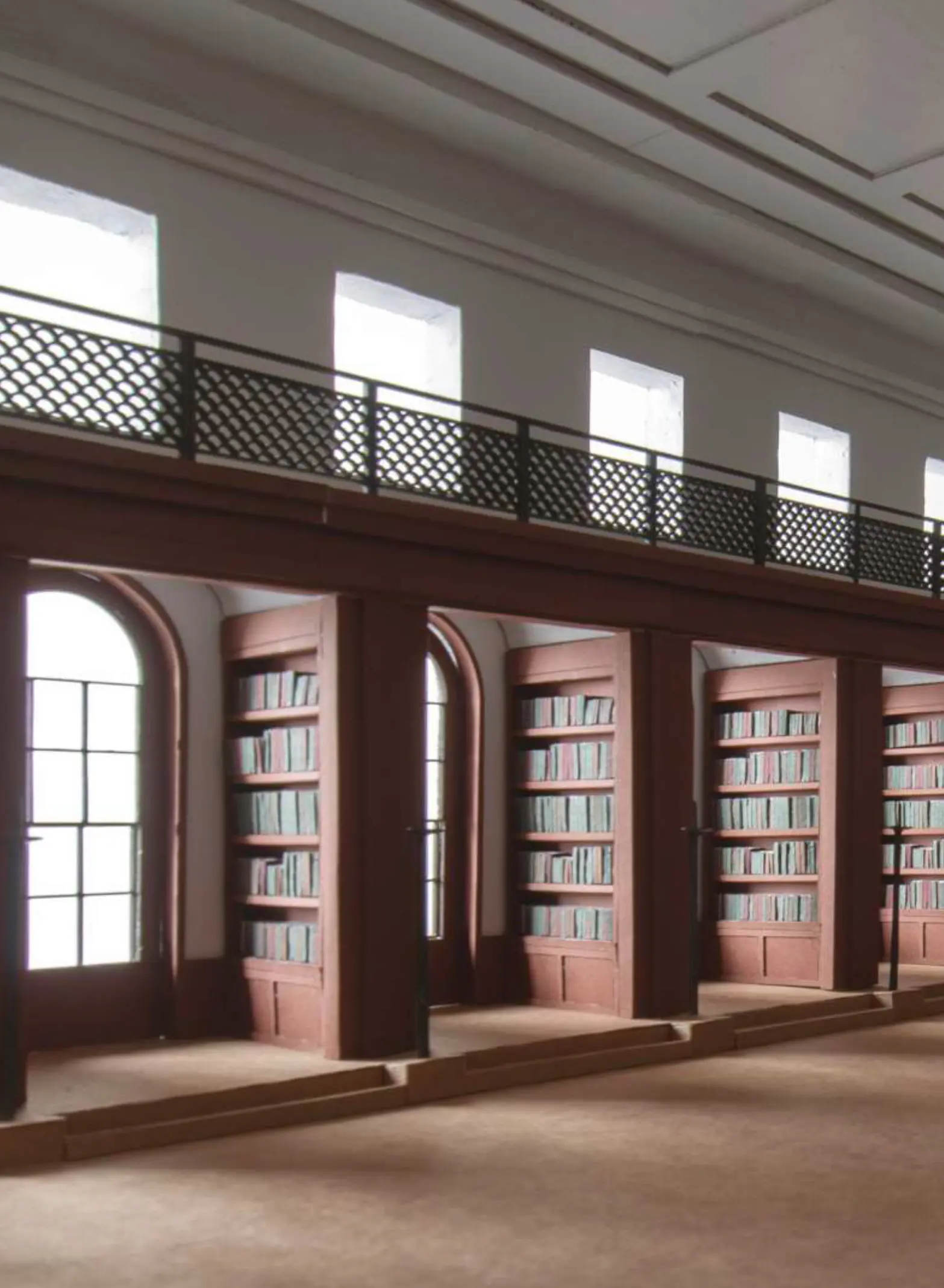 Reconstruction model of the Library at the demolished London Institution, Emily Walker, 2022